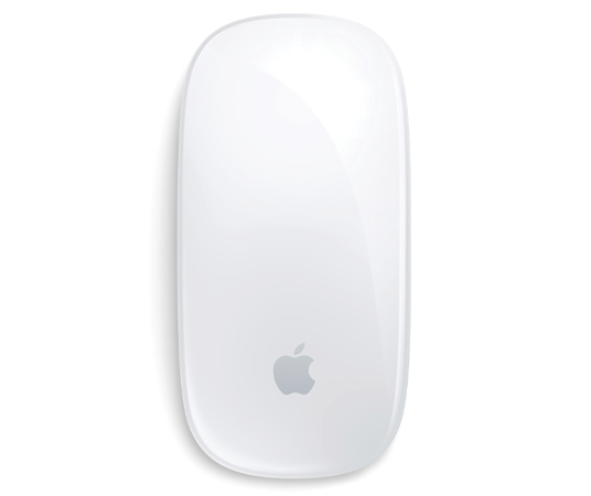 MXK53 # Magic Mouse (USB‑C) - Black Multi-Touch Surface (White)