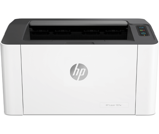 HP Laser 107w Single Function Mono Laser Wireless Printer