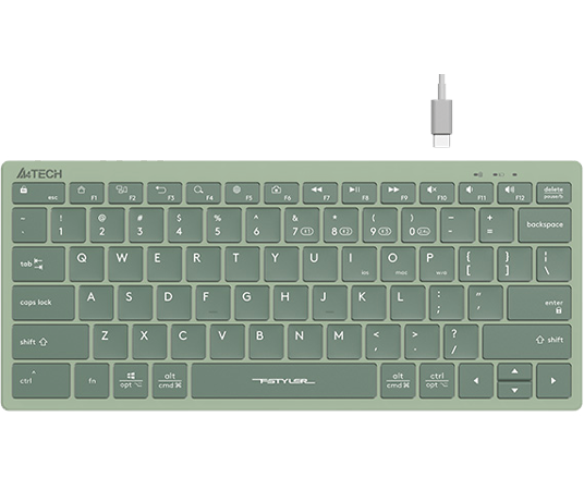 A4TECH Fstyler FBX51C Bluetooth & Wireless Rechargeable Keyboard