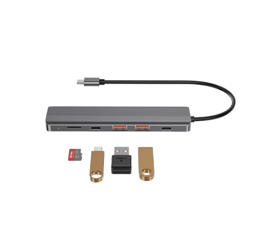 ESR 6-in-1 Slim USB-C Hub with 4K HDMI & 100W PD Charging