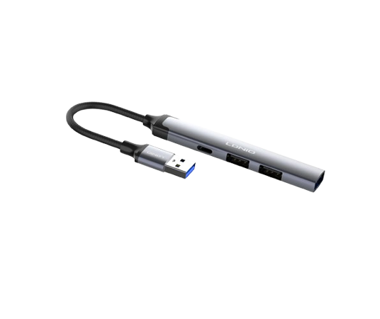 LDNIO DS-44C 4-in-1 USB-C Hub Docking Station with USB 3.0 & USB-C Port