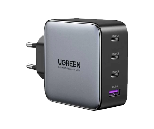 UGREEN Nexode CD226 (40747) 100W Triple USB-C & USB-A GaN Fast PD Charger