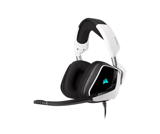 CA-9011204-CN/AP # Corsair VOID RGB ELITE USB Premium Gaming Headset with 7.1 Surround Sound — White