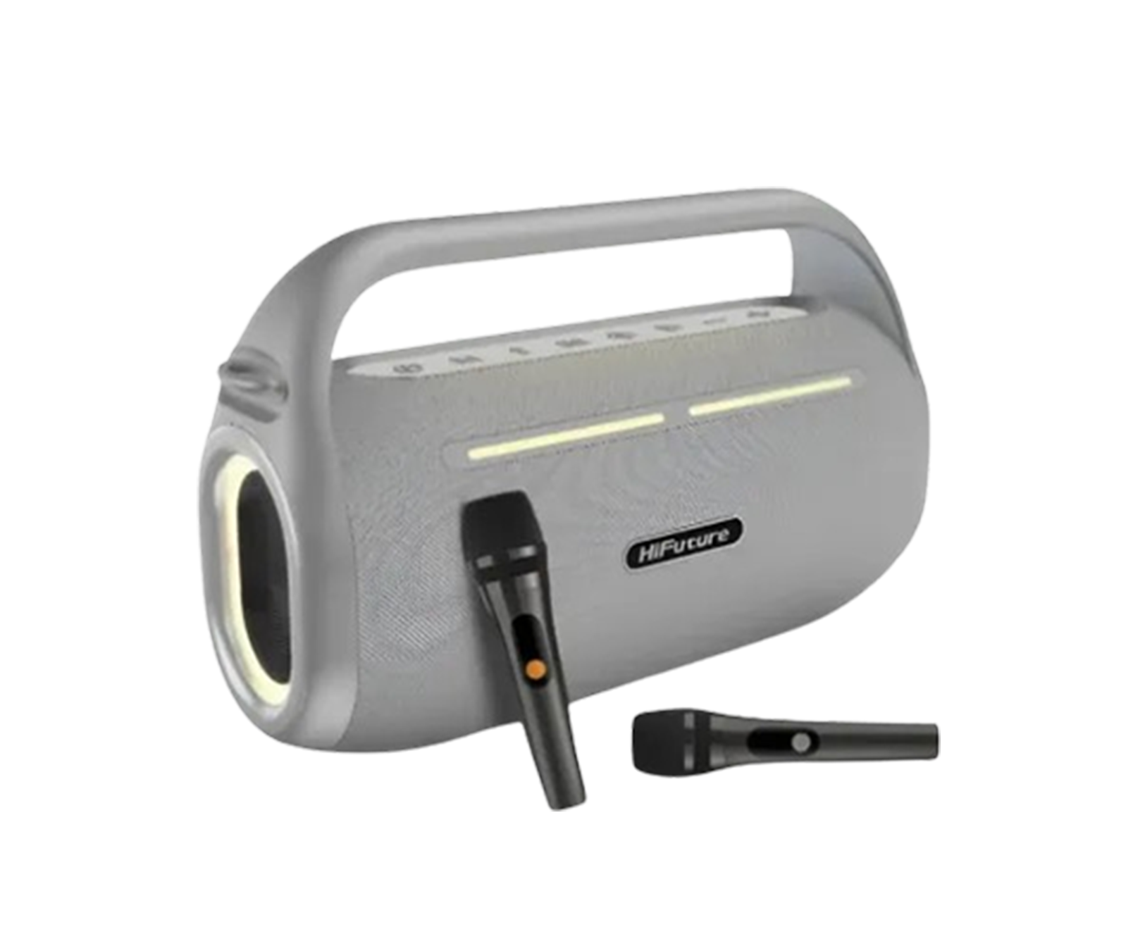 HiFuture MusicBox 100 Wireless Bluetooth Speaker with Dual Wireless Microphone